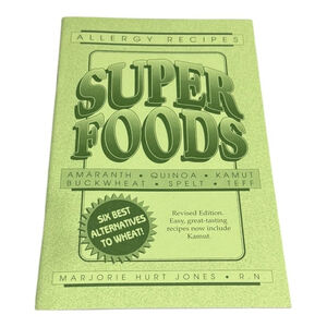 Super Foods Allergy Recipes Revised Ed Marjorie Hurt Jones RN Softcover Cookbook